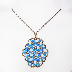 Pendant 65cm - Marissa Oval-Bronze Chain - Pendant 65cm - Laiton bronze